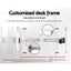 Electric Standing Desk Motorised Adjustable Sit Stand Desks White Carousel 6