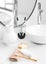 Toothbrush Holder Stand, For Razor, Bathroom Vanity Countertop, Stainless Steel Carousel 3