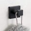 Bath Towel Hook Stainless Steel Square Clothes Towel Coat Robe Hook Cabinet Clos Carousel 3
