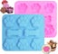 2 Pack Silicone Molds Puppy Dog Paw And Dog Bone Silicone Dog Treat Molds For Ba Carousel 1