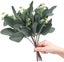 20pcs Artificial Eucalyptus Leaves Stems With White Seeds Short Silver Dollar Fa Carousel 3
