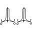 5 Pack Iron Display Stand, Black Iron Easel Plate Display Photo Holder Stand, Di Carousel 4