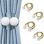 4 Pack Magnetic Curtain Tiebacks Convenient Drape Tie Backs Weave Holder For Win Carousel 1