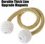 4 Pack Magnetic Curtain Tiebacks Convenient Drape Tie Backs Weave Holder For Win Carousel 2