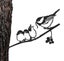 Metal Bird Steel Silhouette Steel Branch Bird Outdoor Decoration Steel Bird Stat Carousel 2