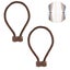 2 Pcs Magnetic Curtain Tiebacks, Convenient Drape Tie Backs, Decorative Drape T Carousel 3