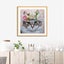 Diamond Painting Complete Square Kit, Beautiful Cat 40 X 40 Cm, Diamond Painting Carousel 4