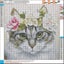 Diamond Painting Complete Square Kit, Beautiful Cat 40 X 40 Cm, Diamond Painting Carousel 5