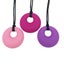 Chew Necklace For Girls,3 Pack Silicone Sensory Oral Motor Aids Teething Necklac Carousel 3