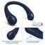 Portable Neck Fan Bladeless 3 Speeds USB Powered -Blue Carousel 4