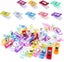 Set Of 100 Clips, Sewing Accessories, Fabric Clips, 9 Colors For Sewing, Quiltin Carousel 1