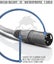 Mophead 15 Foot 4.5m XLR Extension Braided Cable Blue and Black Carousel 3