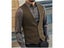 Men's Suit Vest Black Grey Wool Tweed Waistcoat Jacket Slim Fit Like Beckham Carousel 4