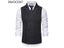 Men's Double Breasted Suit Vests Sleeveless Vest Waistcoat For Wedding Carousel 2