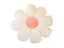 Cute Daisy Pillow Cushion Flower Floor Pillow Seating Cushion White Carousel 1
