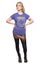 Nirvana T Shirt Yellow Smile Band Logo new Official Womens Skinny Fit Purple Carousel 2