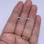 925 Sterling Silver Stud Earrings "Crescent" Carousel 3