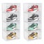 SOGA 2X 4 Tier Transparent Portable Shoe Organiser Sneaker Footwear Folding P... Carousel 1