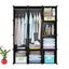 SOGA 10 Cubes Black Portable Wardrobe Divide-Grid Modular Storage Organiser F... Carousel 5