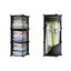 SOGA 10 Cubes Black Portable Wardrobe Divide-Grid Modular Storage Organiser F... Carousel 9