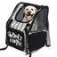 SOGA Black Pet Carrier Backpack Breathable Mesh Portable Safety Travel Essent... Carousel 1