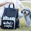 SOGA Black Pet Carrier Backpack Breathable Mesh Portable Safety Travel Essent... Carousel 2
