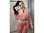 OrangeA Women Tracksuit Letter Print Velvet 2 Piece Outfit Sweatshirt Straight Carousel 5
