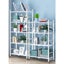 SOGA 4 Tier Steel White Foldable Display Stand Multi-Functional Shelves Porta... Carousel 3