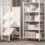 SOGA 4 Tier Steel White Foldable Display Stand Multi-Functional Shelves Porta... Carousel 6