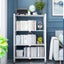 SOGA 4 Tier Steel White Foldable Display Stand Multi-Functional Shelves Porta... Carousel 8