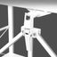 SOGA 4 Tier Steel White Foldable Display Stand Multi-Functional Shelves Porta... Carousel 11