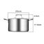 SOGA 2X 20cm Stainless Steel Soup Pot Stock Cooking Stockpot Heavy Duty Thick... Carousel 2