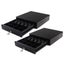 SOGA 2X Black Heavy Duty Cash Drawer Electronic 4 Bills 8 Coins Cheque Slot T... Carousel 1