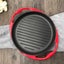 SOGA Enamel porcelain Cast Iron Frying Pan Skillet Non-stick Coating Steak Si... Carousel 5