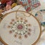 Patchwork Quilting Linen Printed Fabric Blume and Grow by Natalie Bird Carousel 3