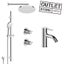 OVER STOCKED LINES - TITA CHROME SHOWER PACKAGE Carousel 1