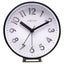 NeXtime Reflect Plastic 12.5x13cm Analogue Desk Alarm Clock w Night Light White Carousel 1