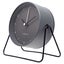 NeXtime Berlin Metal 14x13cm Analogue Table Desk Alarm Clock w Night Light Grey Carousel 3