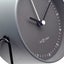 NeXtime Berlin Metal 14x13cm Analogue Table Desk Alarm Clock w Night Light Grey Carousel 5
