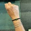 Greenstone Jade Chip Bracelet Black Carousel 3