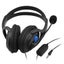 3.5Mm Wired Gaming Over Ear Headset Black Headphones Carousel 3
