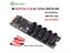 IOCREST M.2 To 5 Ports SATA III 6G SSD Adapter With SATAIII Cable UEFI PCIe Carousel 3