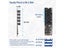 IOCREST M.2 To 5 Ports SATA III 6G SSD Adapter With SATAIII Cable UEFI PCIe Carousel 4