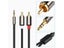AMKLE AUX RCA Cable Jack 3.5mm For Speaker JBL Car Smartphone Oneplus Carousel 4