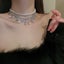 Necklace Pearls Water Drop Double-layered CZ Necklace Carousel 2