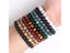 Nature Beaded Bracelet Men 8mm Natural Stone Lava Rock Tiger Eye Black Onyx Carousel 3