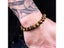 Nature Beaded Bracelet Men 8mm Natural Stone Lava Rock Tiger Eye Black Onyx Carousel 8