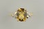Golden Citrine & Diamond ring in 9ct ring Carousel 3