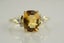 Golden Citrine & Diamond ring in 9ct ring Carousel 4