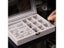 Hot Fashion Portable Velvet Jewelry Ring Jewelry Display Organizer Box Tray Carousel 6